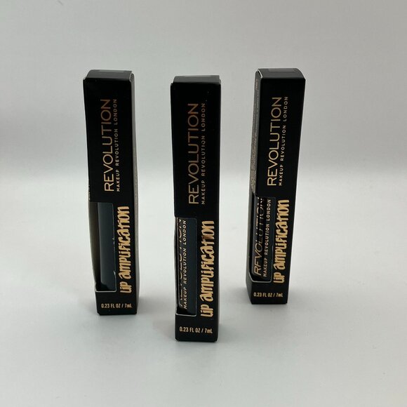 Makeup Revolution Lip Amplification Gloss Limitless (Pack of 3) - Picture 1 of 5